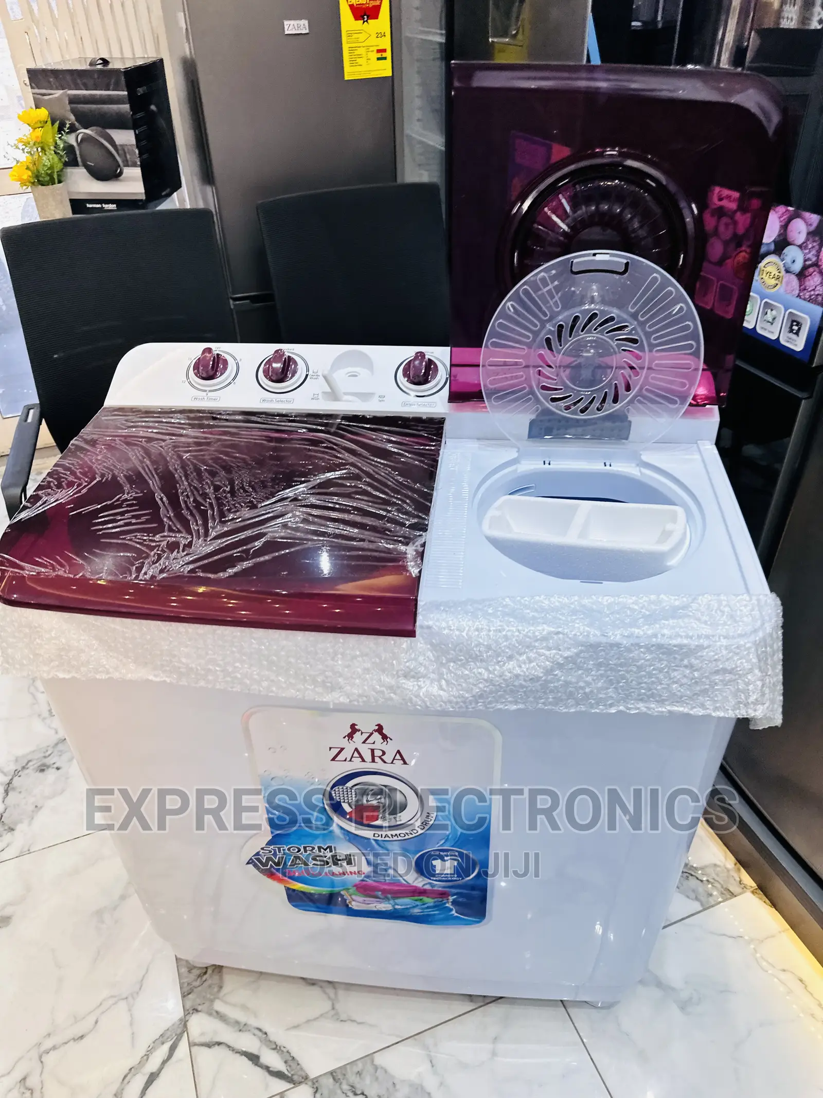 Topload Washing Machine 12kg Zara Twintub Cool  Yourself