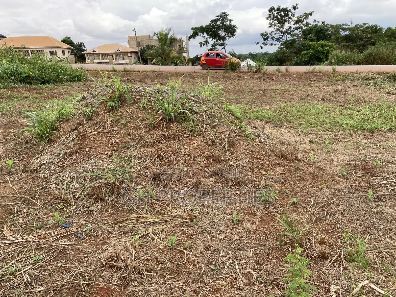 Three Plots for Sale at Ahodwo to Trede Main Road.