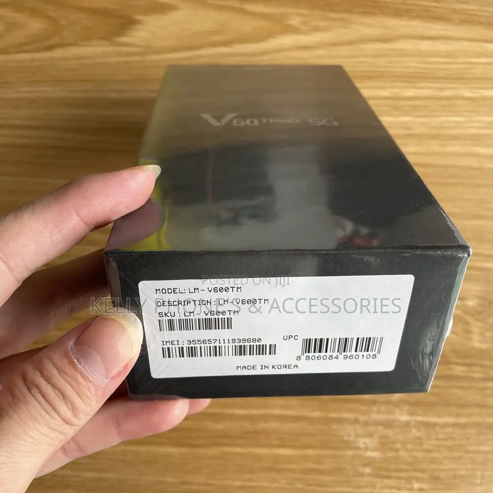 New LG V50 ThinQ 128 GB Black