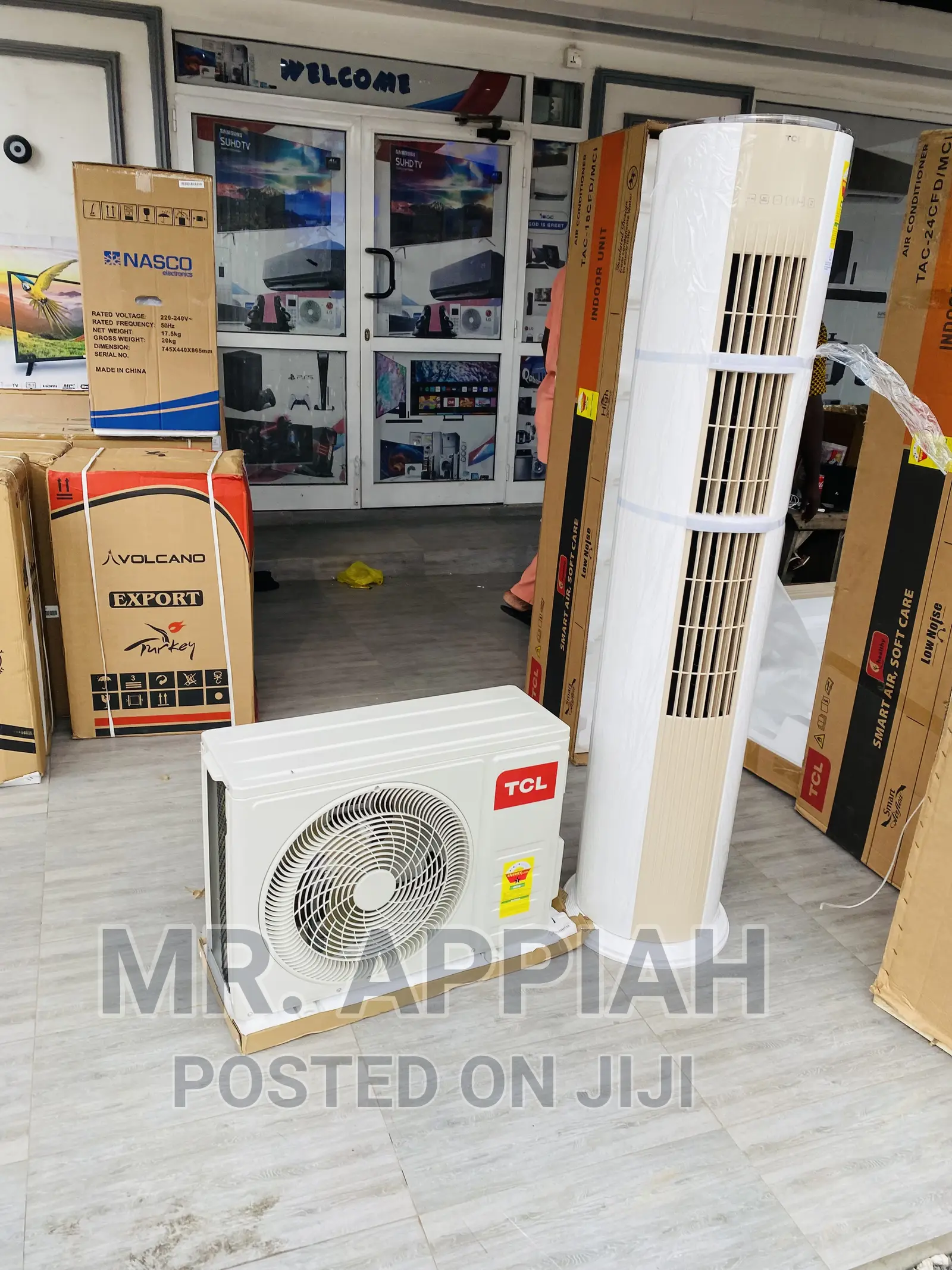 Brand  New TCL Floor Standing Air Conditioner(White).2.0hp