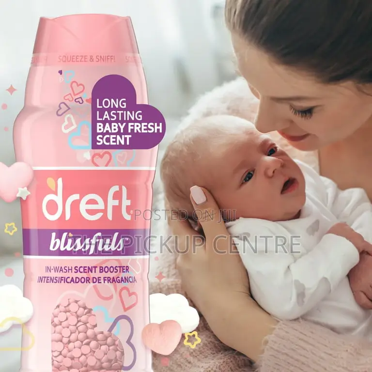 Dreft Blissfuls in-Wash Scent Booster Beads, Baby Fresh 859g