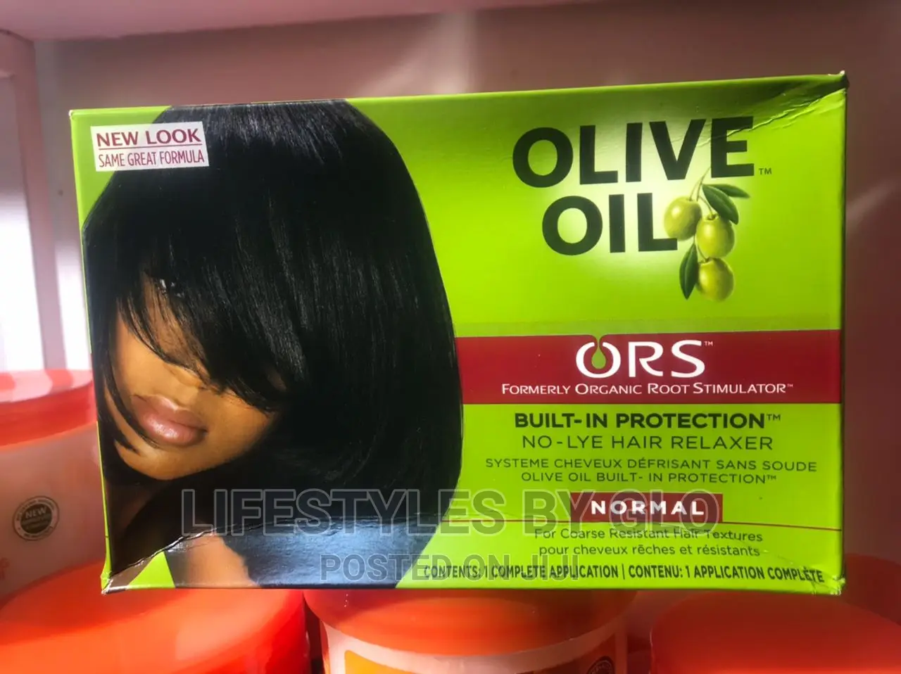 Ors Olive Oil Built-in Protection No-Lye Hair Relaxer Normal