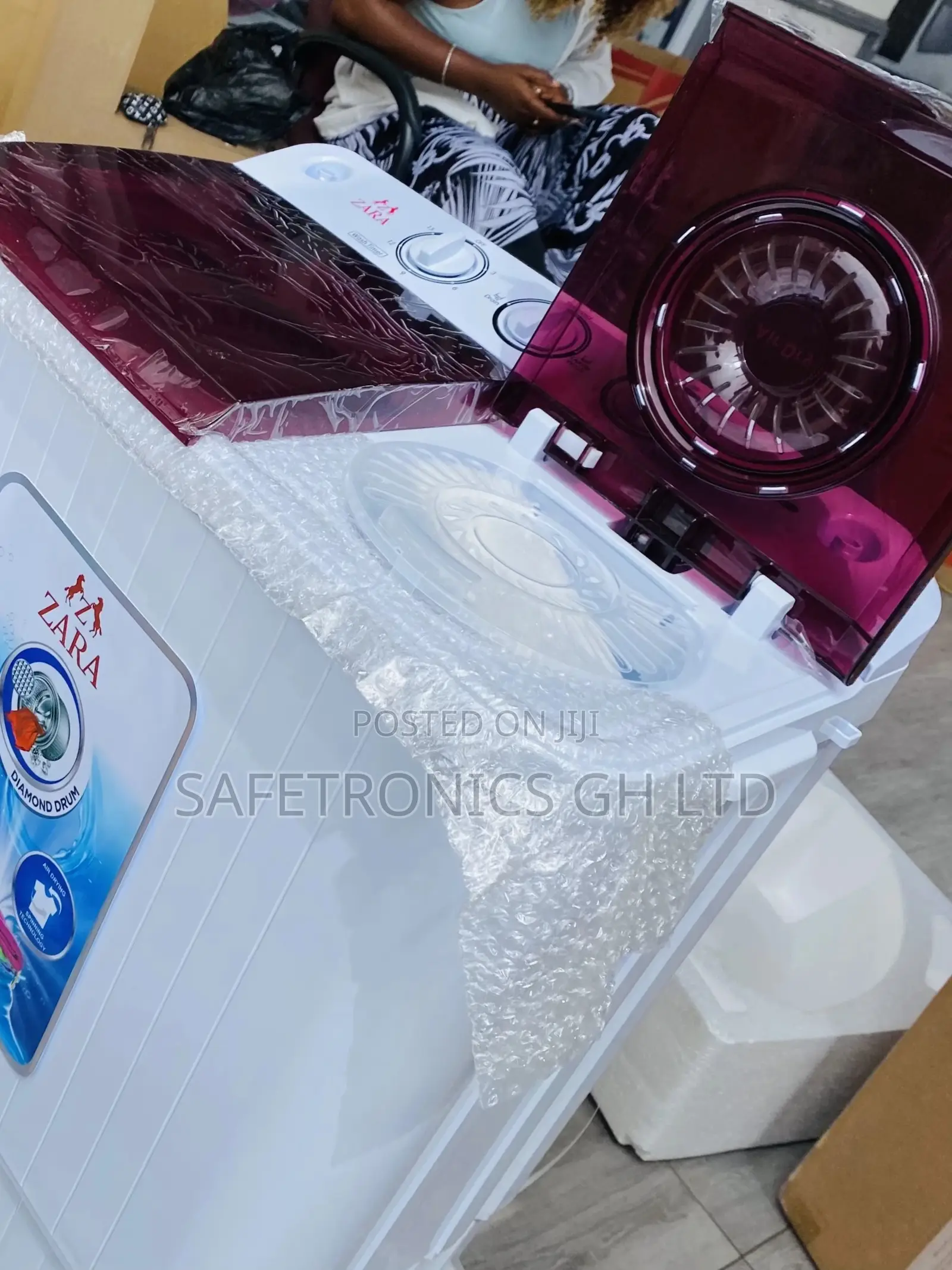 Grab Washingmachine 5kg Topload Zara Semiautomatic