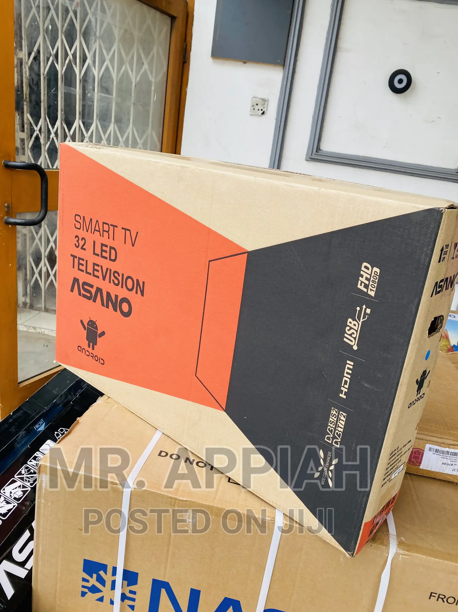 New Asano 32 Inch Smart Digital Satelite(Basic Black)