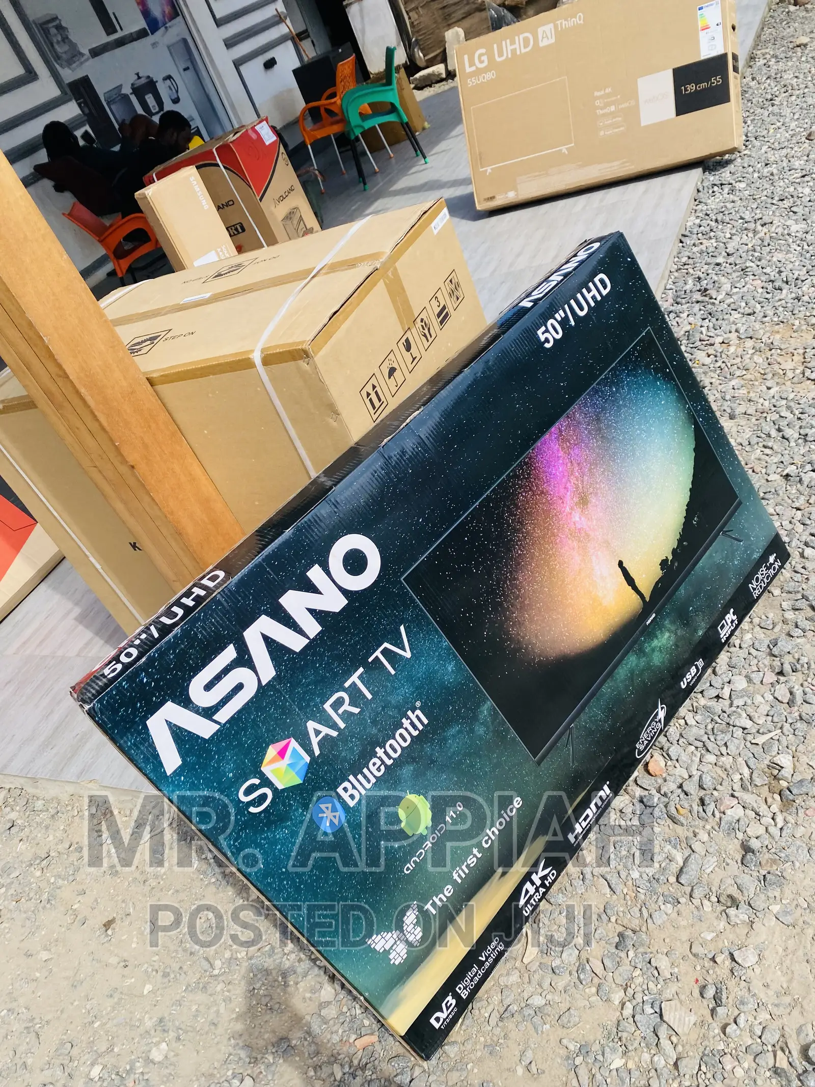 Unique Asano 50” Uhd Smart Wireless Wifi Bluetooth Tv