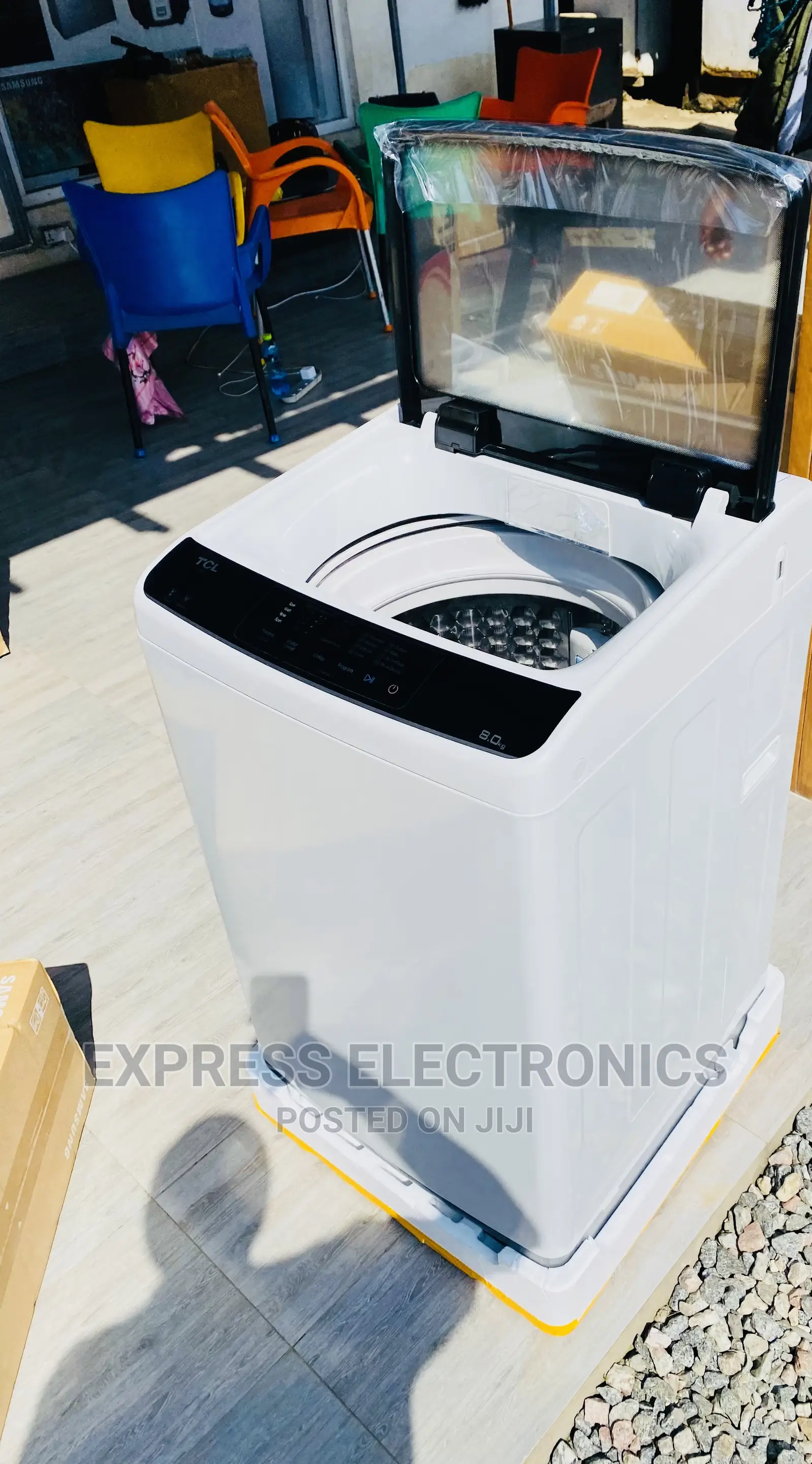 TCL TOPLOAD Honeycomb Crystal Drum 8kg Washing Machine