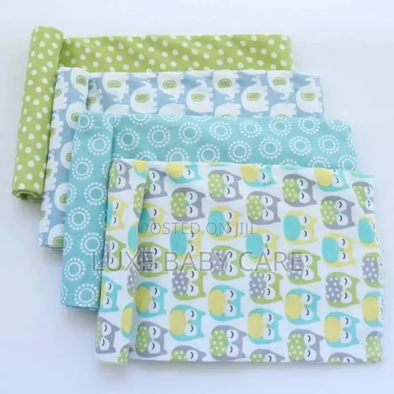 4pcs/Pack Cotton Baby Receiving Blanket
