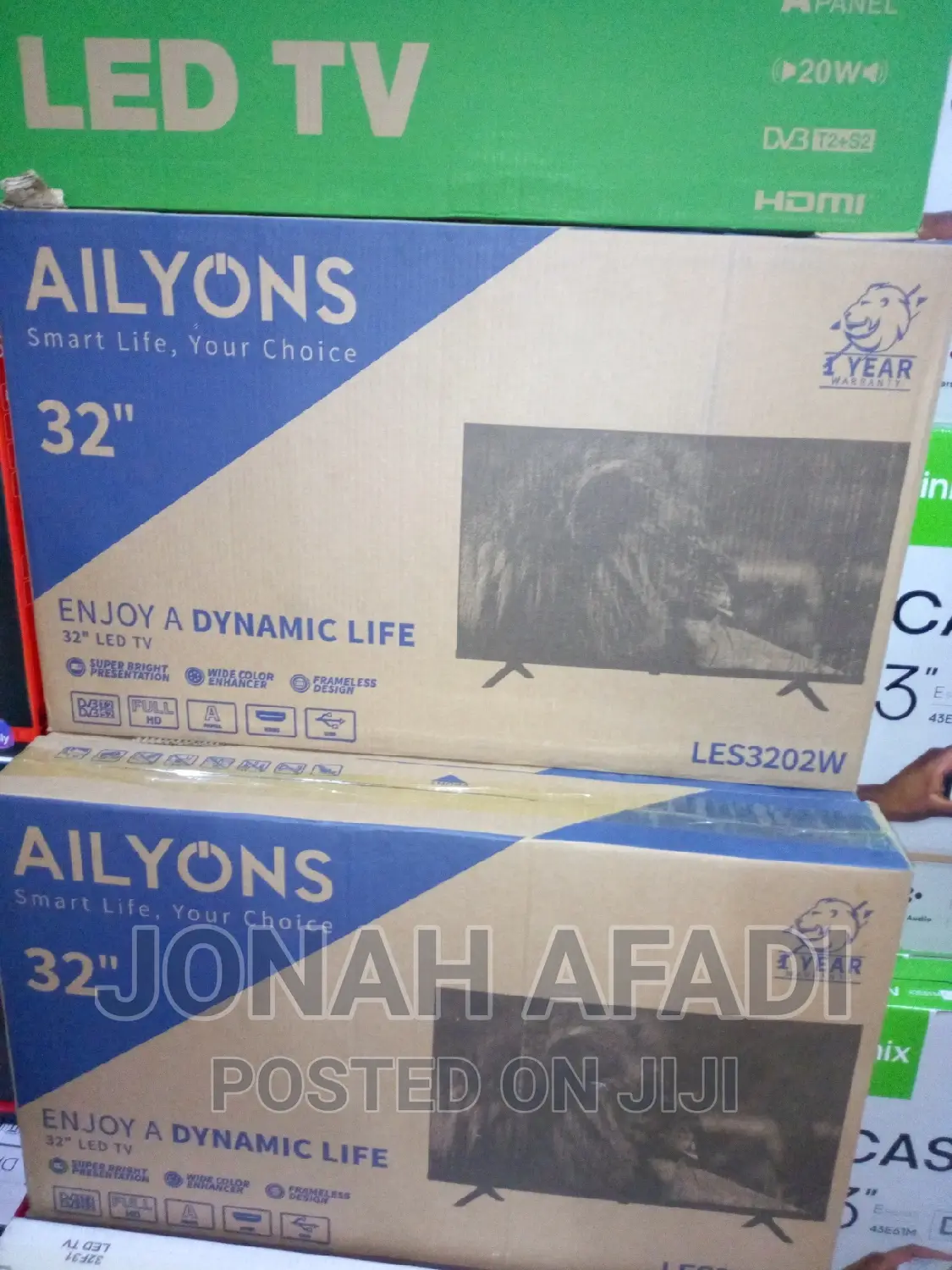 Ailyons 32 Inch Hd Digital Tv – With Inbuilt Decoder Tv