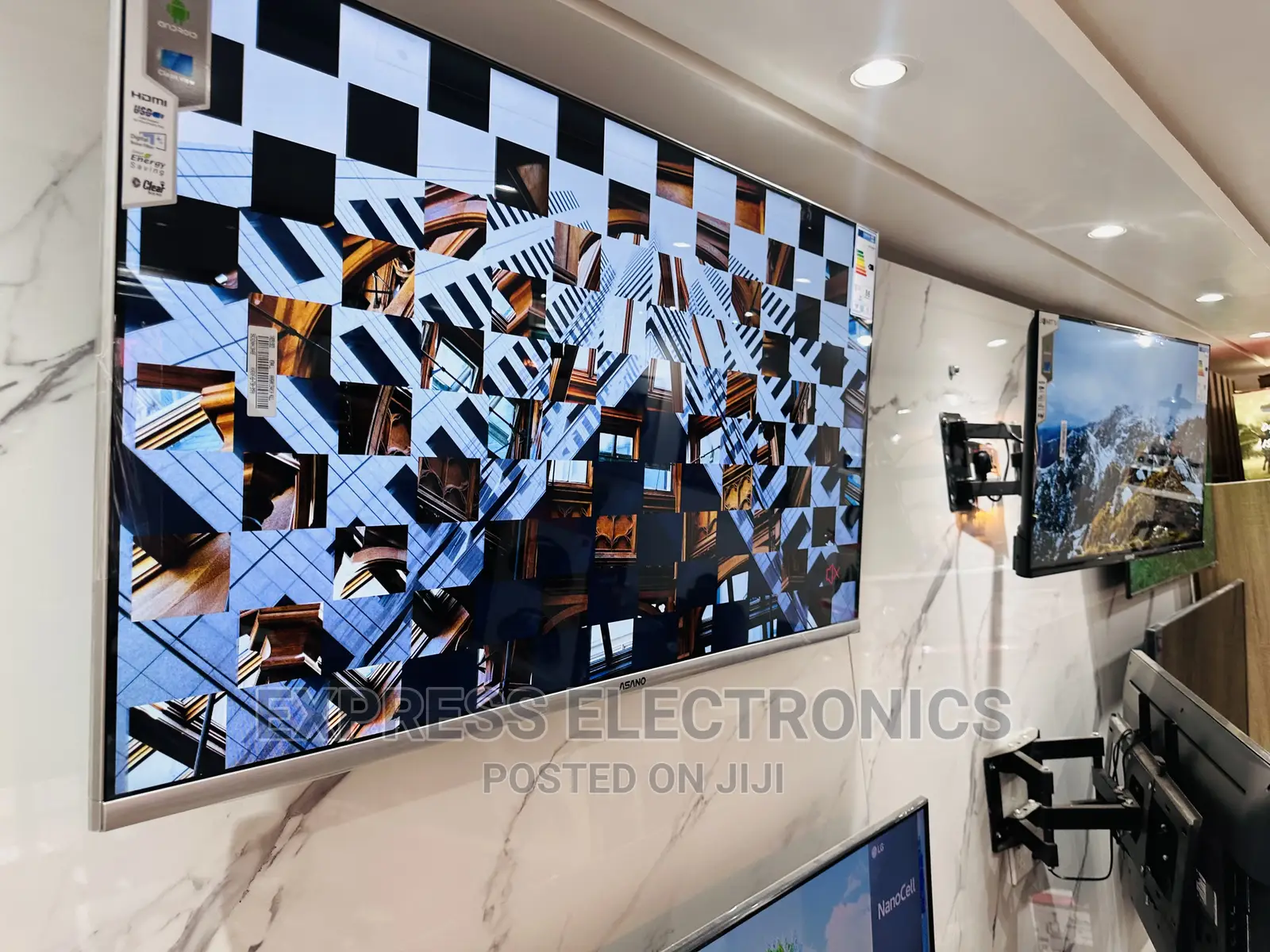 Smart +Bluetooth Asano 75”Uhd Android Tv