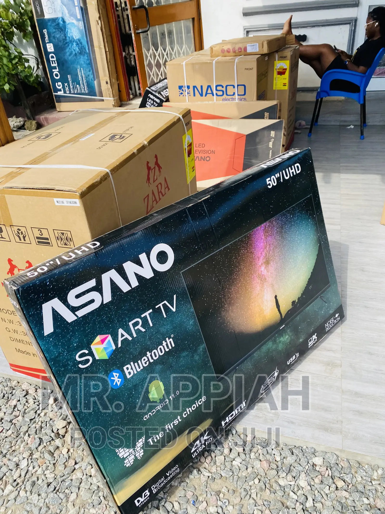 Smart Asano 50 Inch Uhd Smart Wireless Wifi Bluetooth.