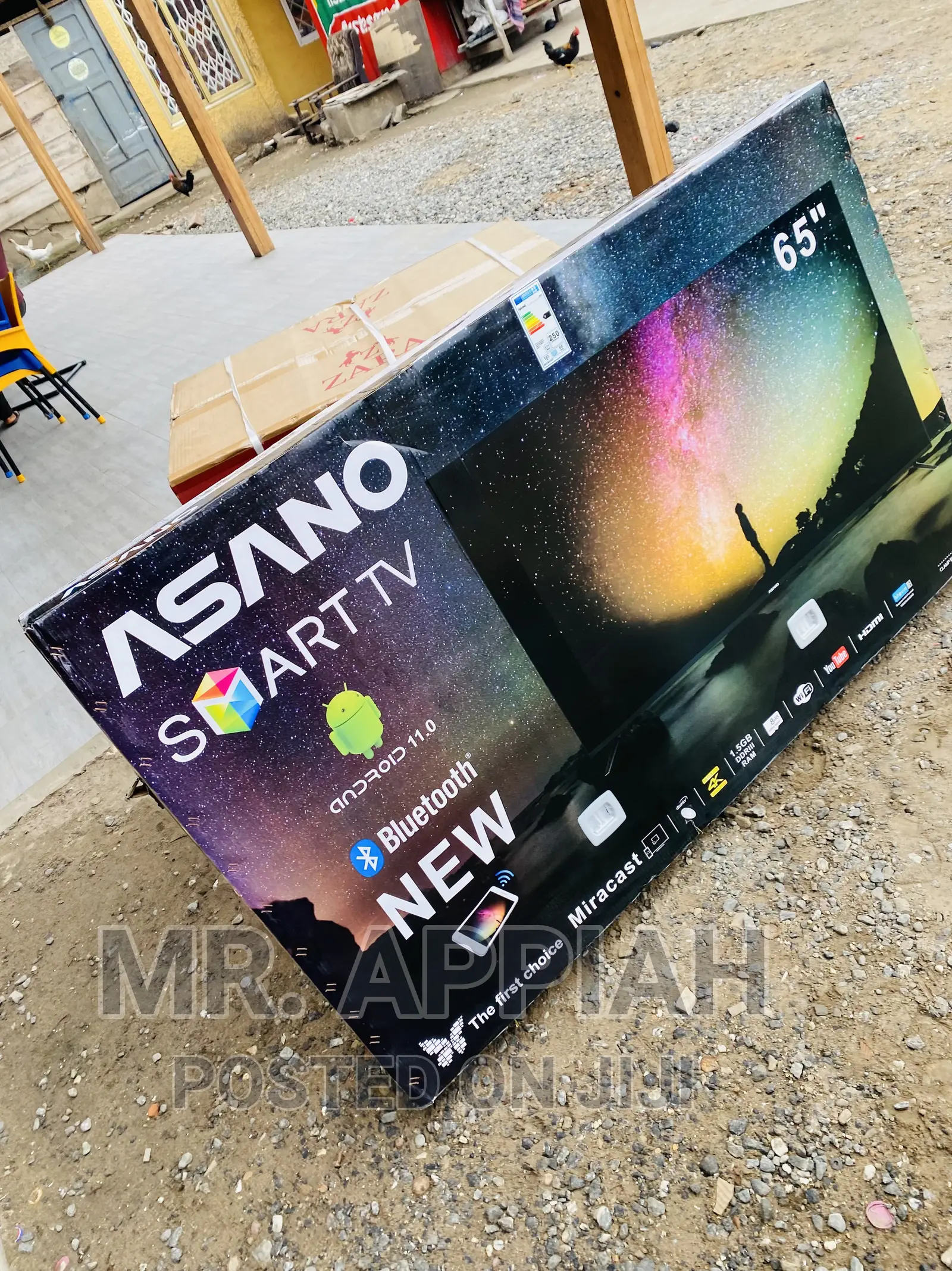 Reliable Asano 65” Uhd Smart Wireless Wifi Bluetooth Tv.