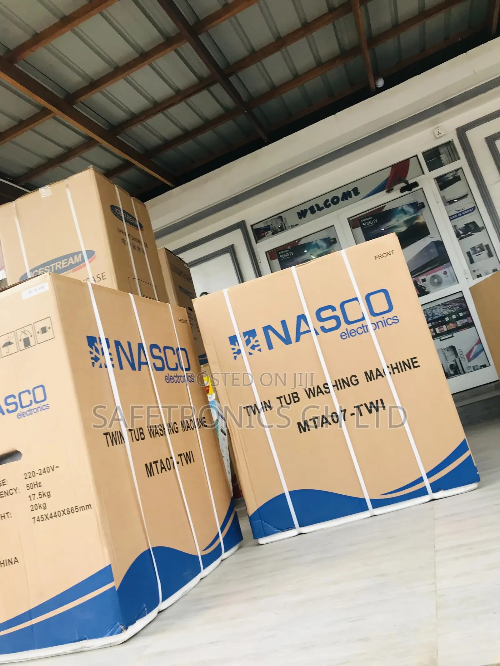 7kg Washingmachine Nasco Semiautomatic Topload