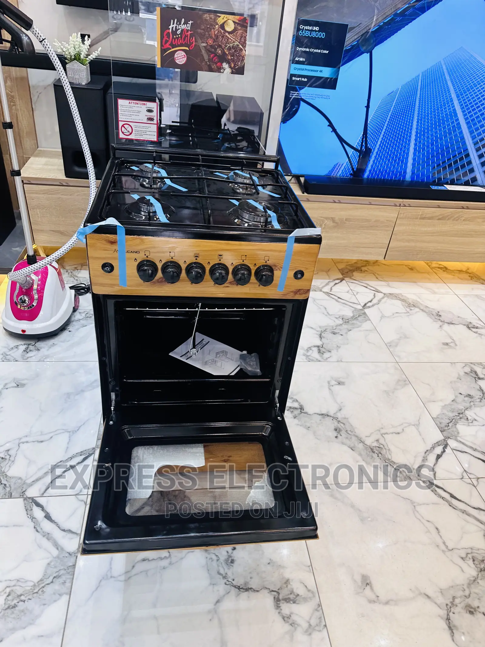 Auto Ignition Switch 50/50 Oven Rotisserie 4burner Gas