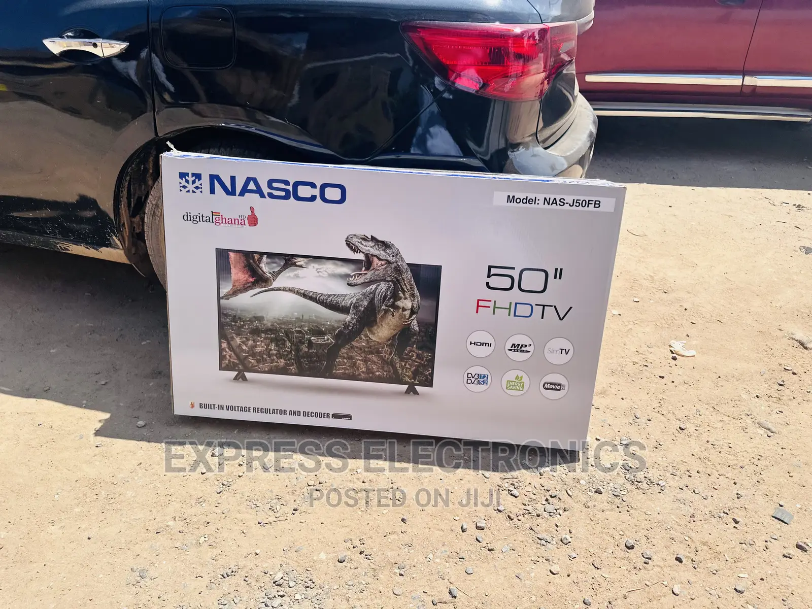Enjoyable Nasco FHD Satellite Digital 50” Tv Glossy Display