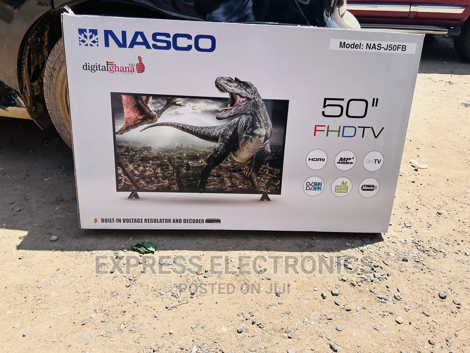 Enjoyable Nasco FHD Satellite Digital 50” Tv Glossy Display
