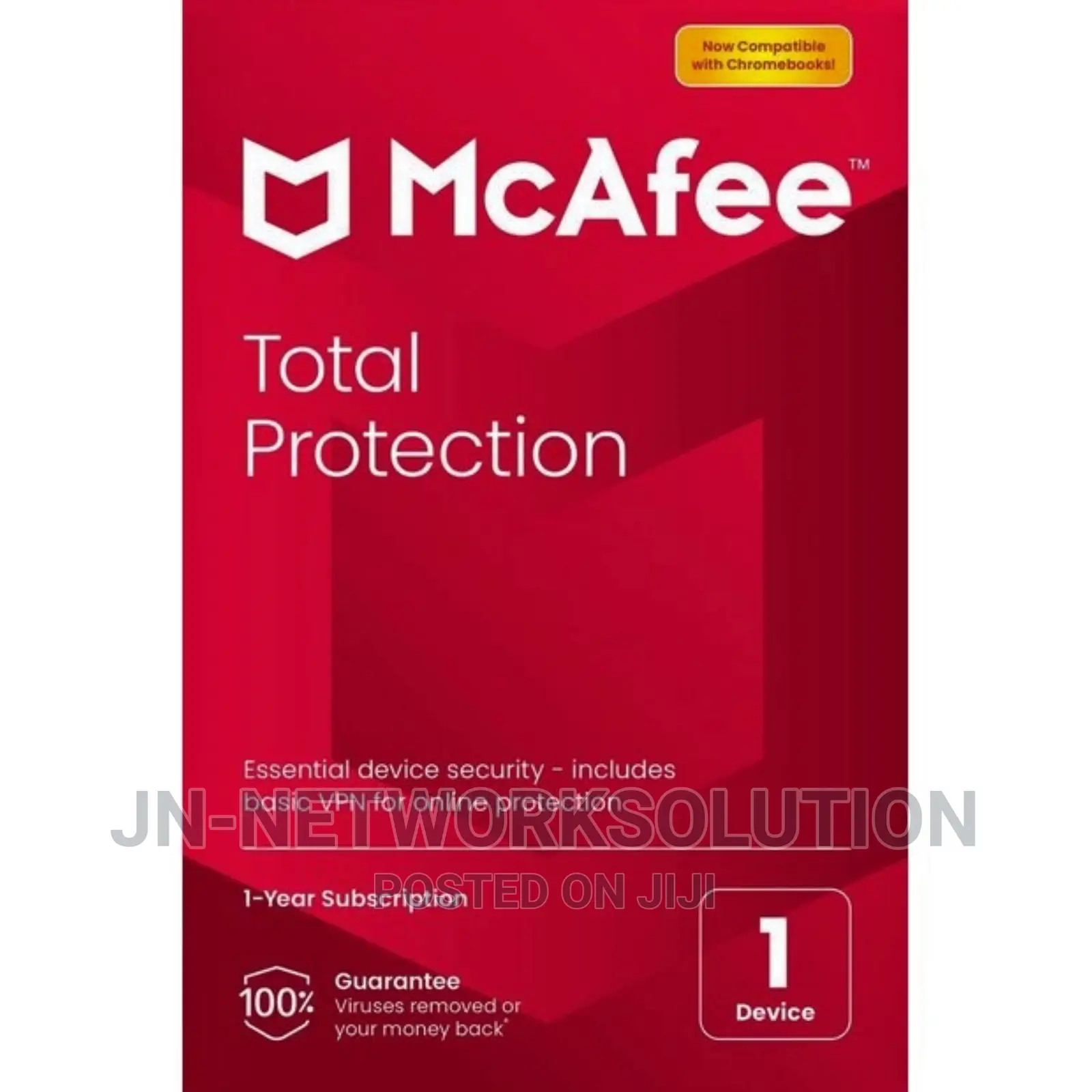 McAfee Total Protection 1 Device 1 Year Windows/Mac/Android/