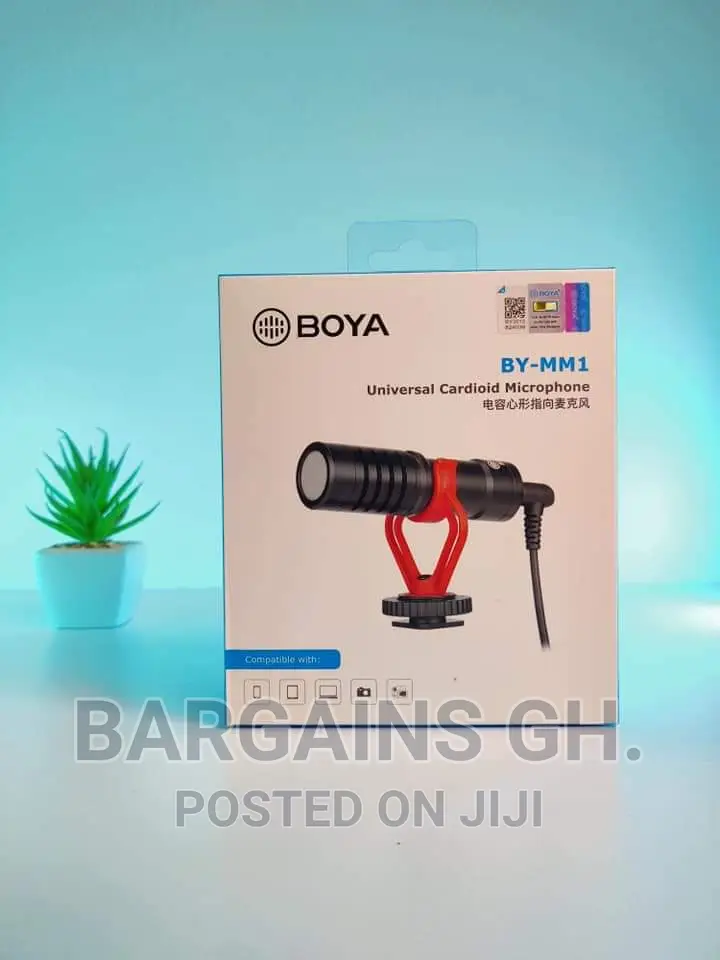 Boya BY-MM1 Universal Cardioid Mic for Phones and Camera