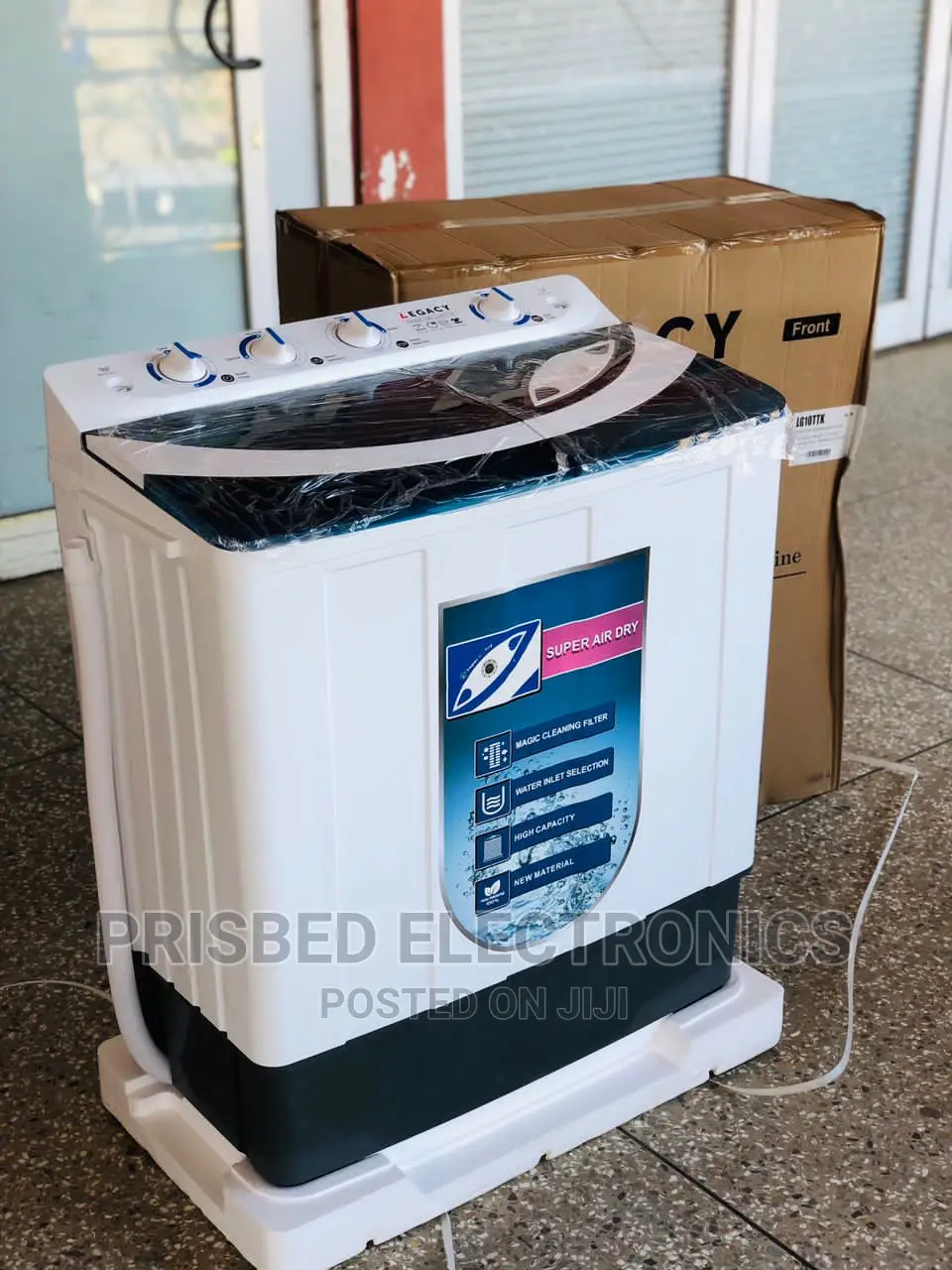 Legacy Durable Washing Machine 8kg Top Load Twin Tub