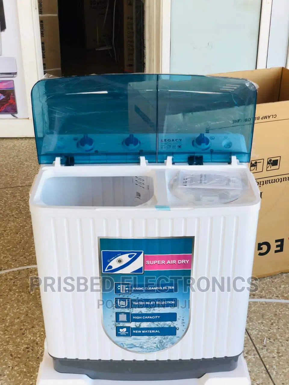 Legacy Durable Washing Machine 8kg Top Load Twin Tub