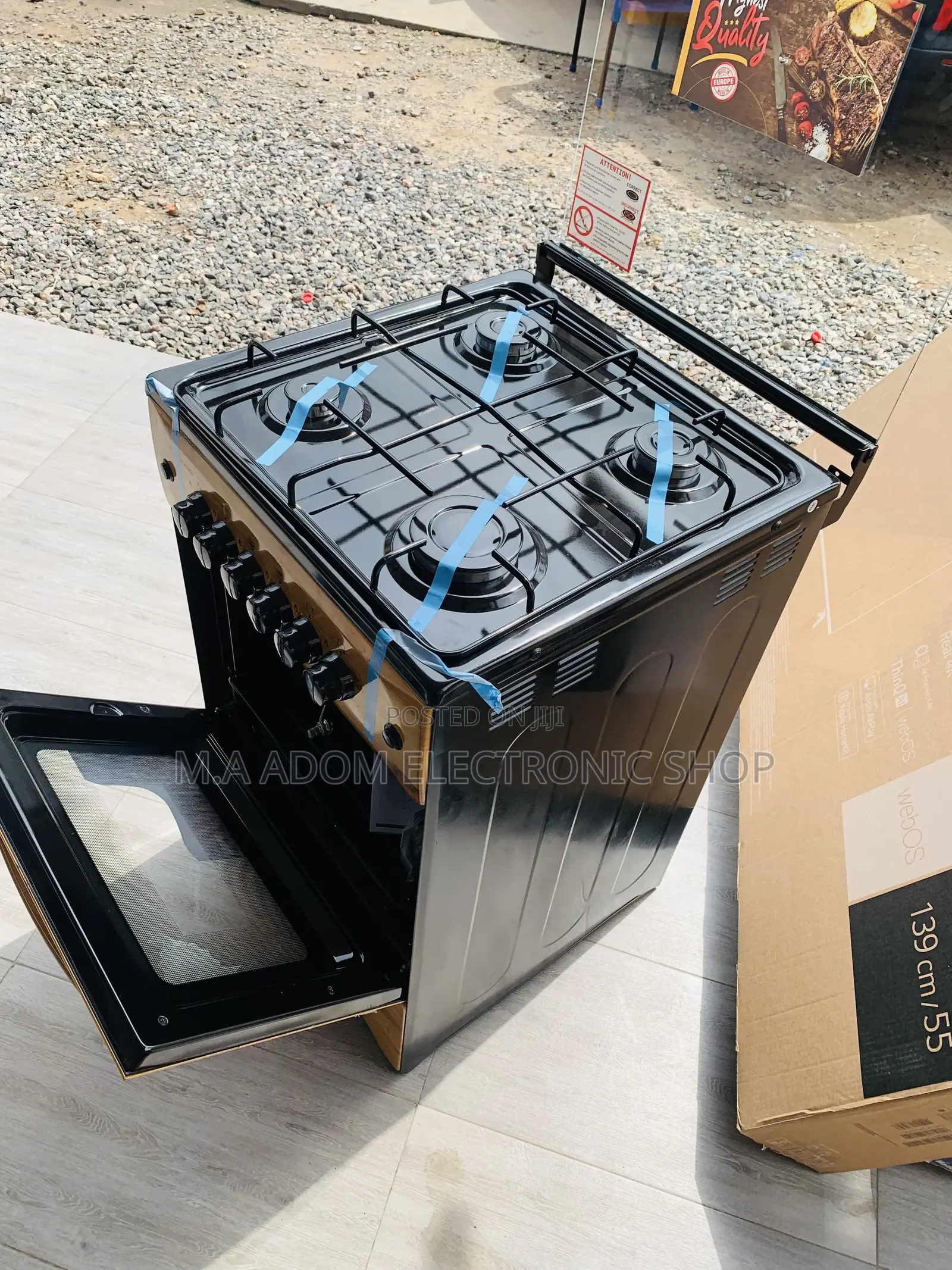 Take New Light Wooden Volcano 4B Gascooker With Grill