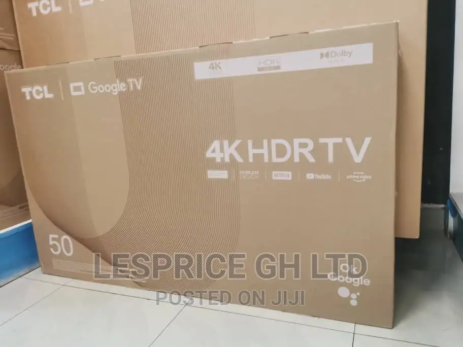 Edgeless Design:TCL 50” Android Smart TV