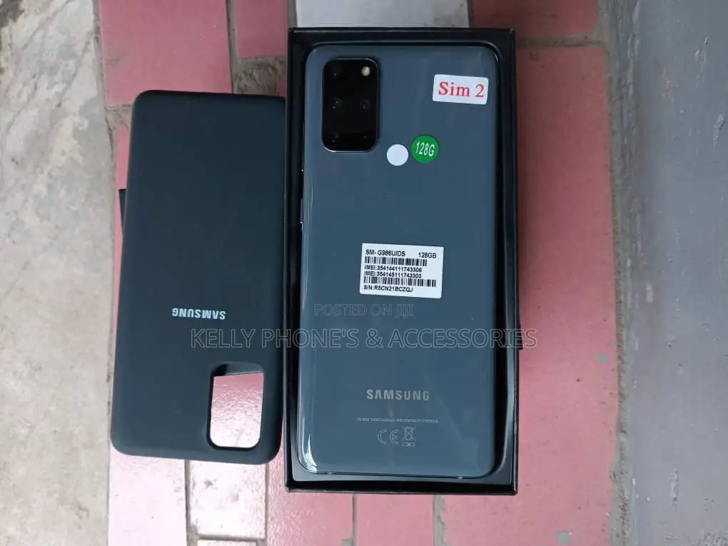 New Samsung Galaxy S20+ 5G 128 GB Black