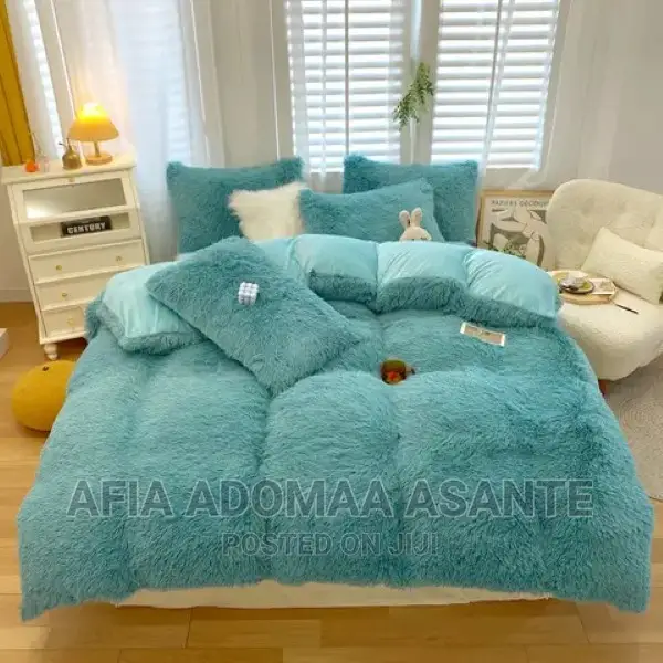 Super King Size Fluffy Duvet Set-7 Pieces
