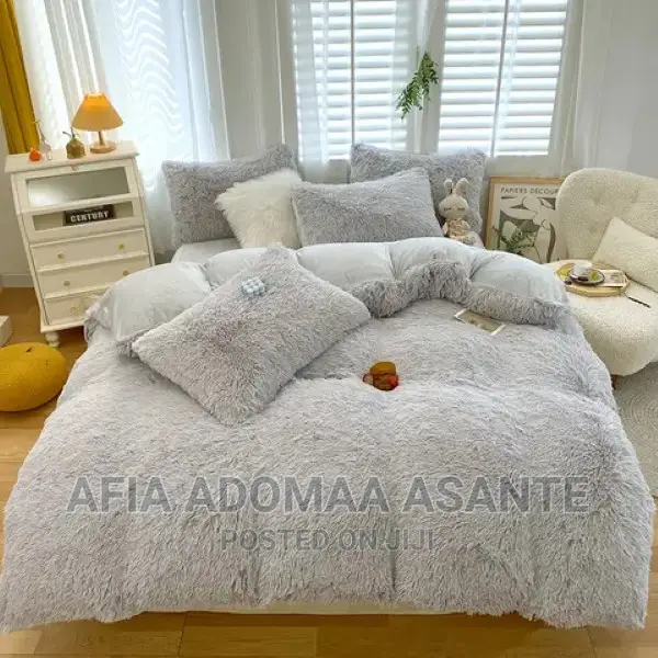 Super King Size Fluffy Duvet Set-7 Pieces