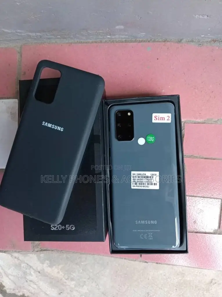 New Samsung Galaxy S20+ 5G 128 GB Black