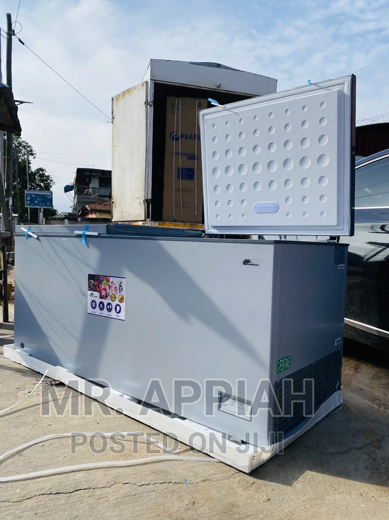 Double Door Rainbow 508L Freezer(RCF-6040) 