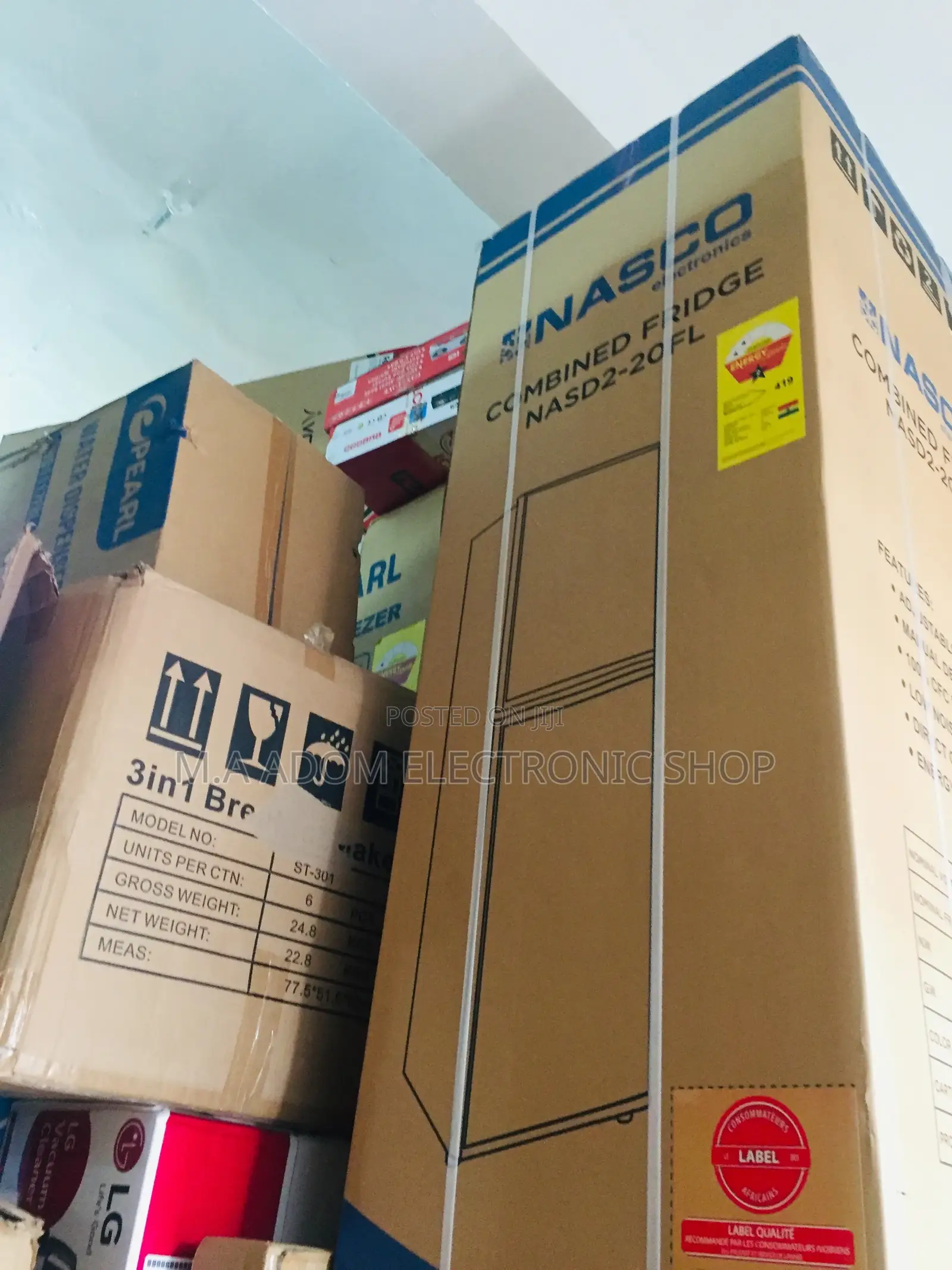 Good New Nasco Nasd2-20fl 158litre Bottom Freezer Fridge