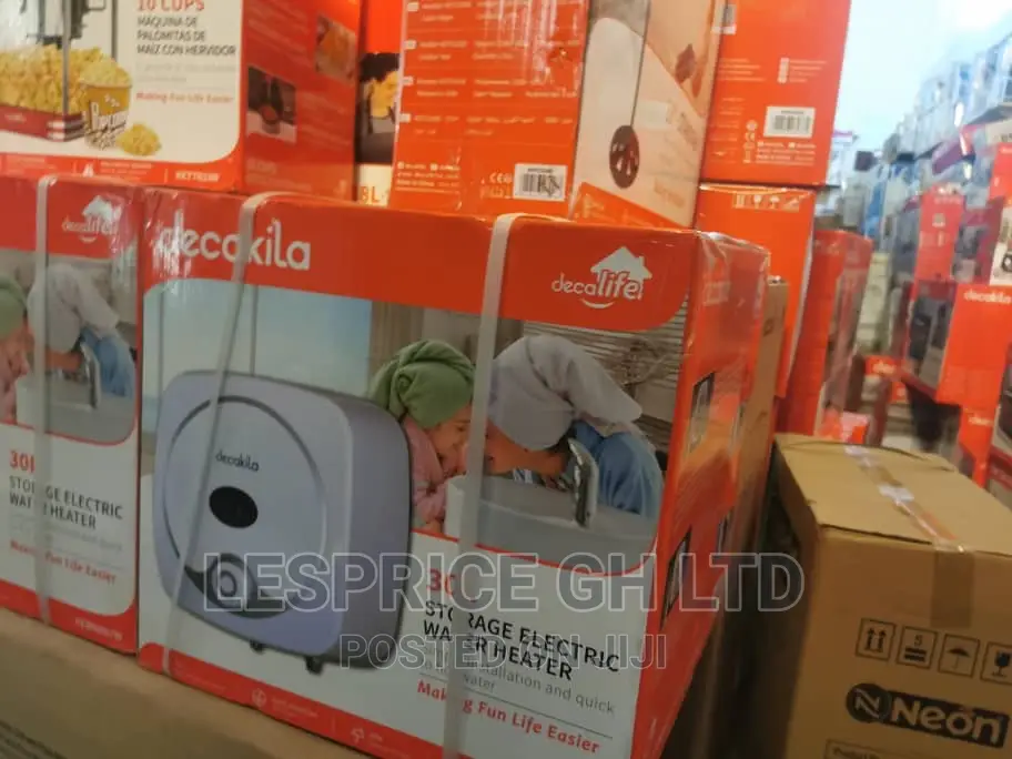 Decakila 30L Storage Water Heater Energy Saving
