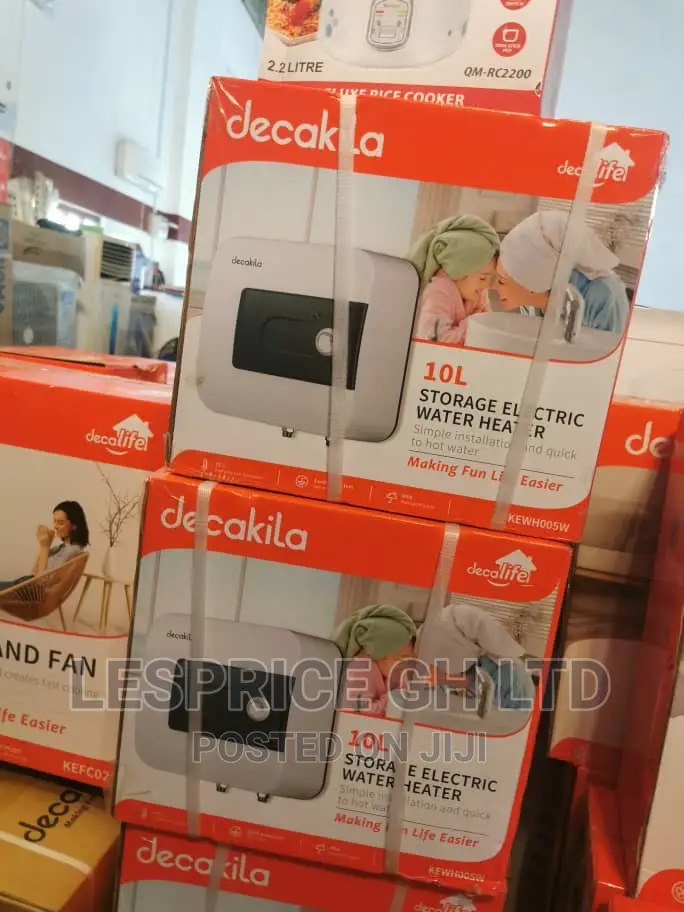 Decakila 1500W 10L Storage Water Heater