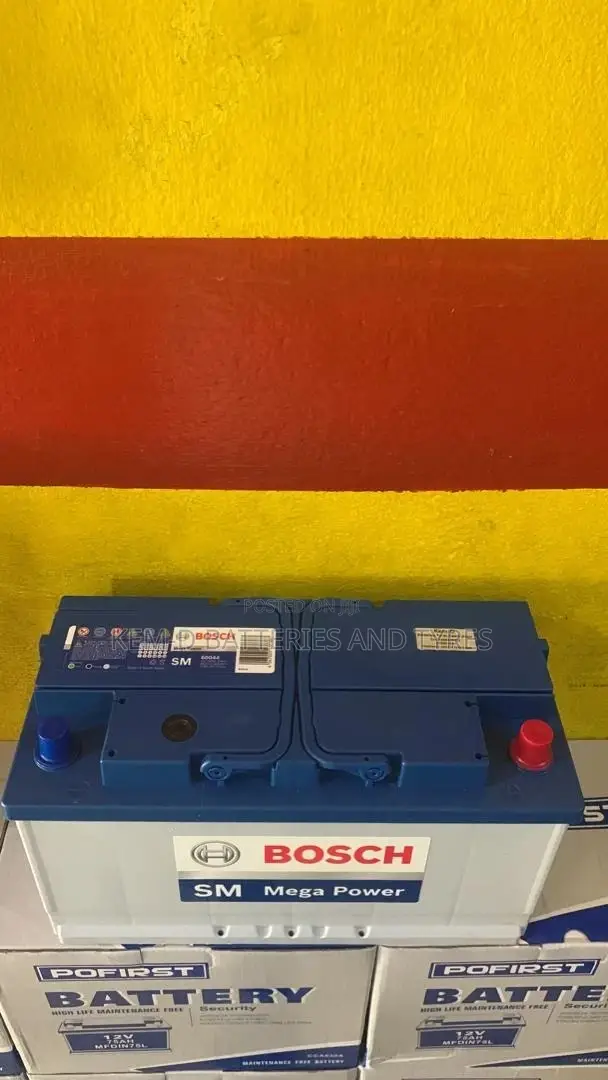 17 Plates Bosch Batteries 88ah 12V + Free Delivery