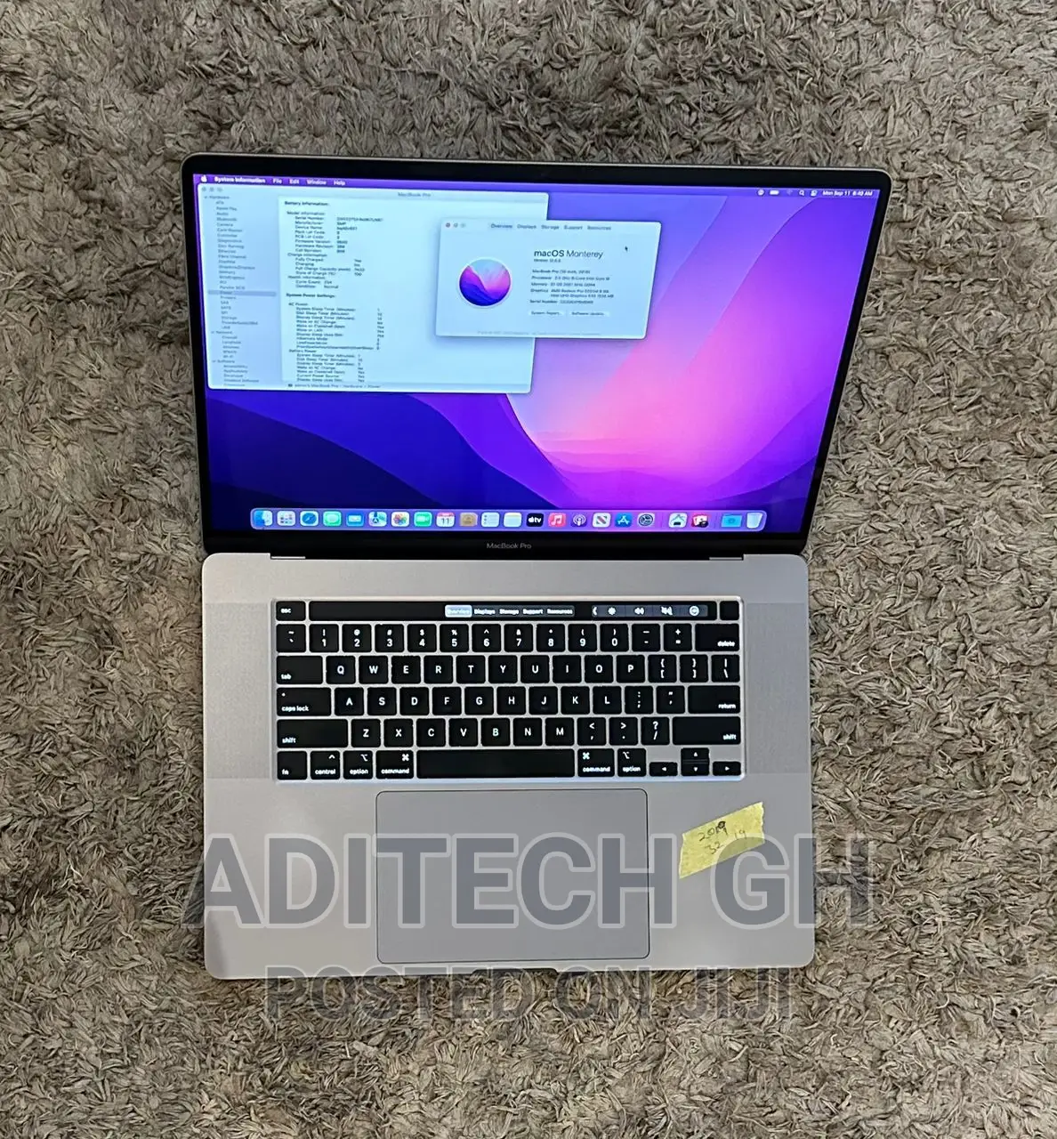 Laptop Apple MacBook Pro 2019 32GB Intel Core i9 SSD 1T
