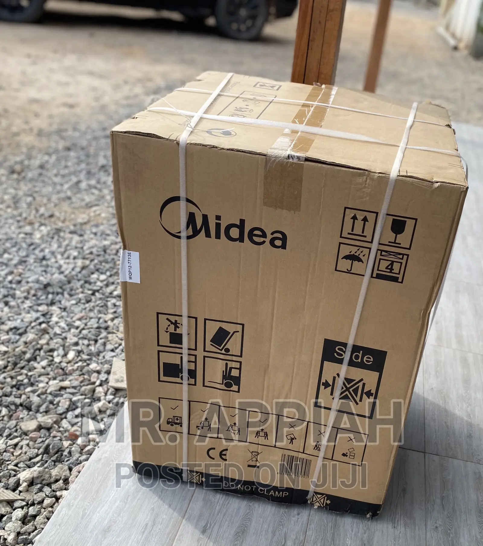Midea WQP12-7713E Built-in Dishwasher Works Faster(Gray).