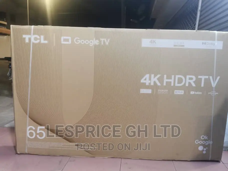 TCL 65” Android Ok Google Bluetooth TV
