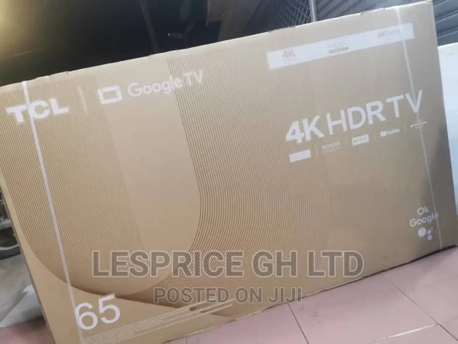 TCL 65” Android Smart HDMI//HDRTV