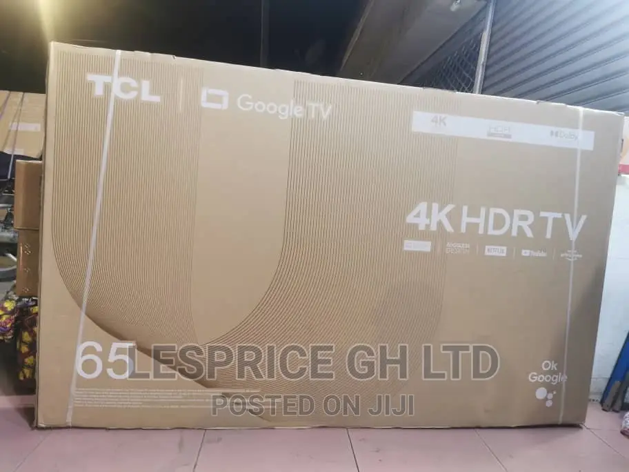 TCL 65” Android HDRTV//Clear Images