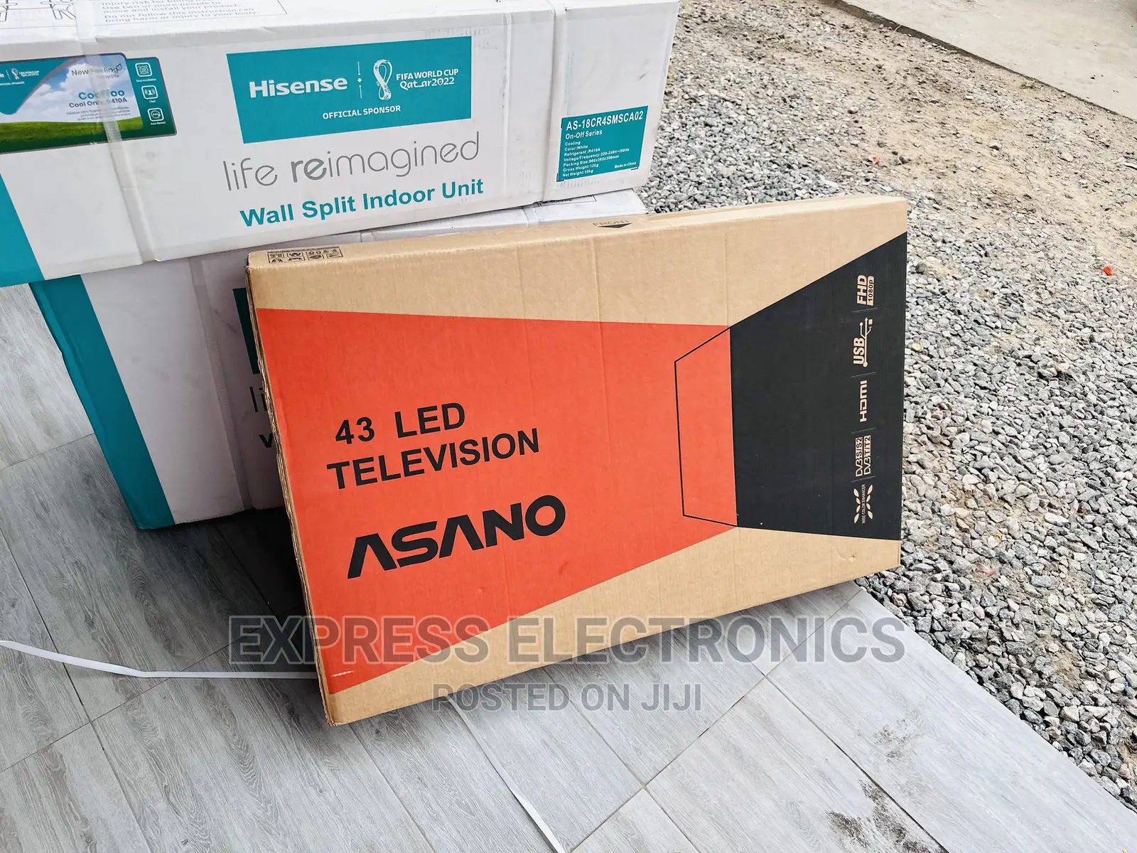 1 Quality Display FHD Satellite Smart Asano 43” Tv 