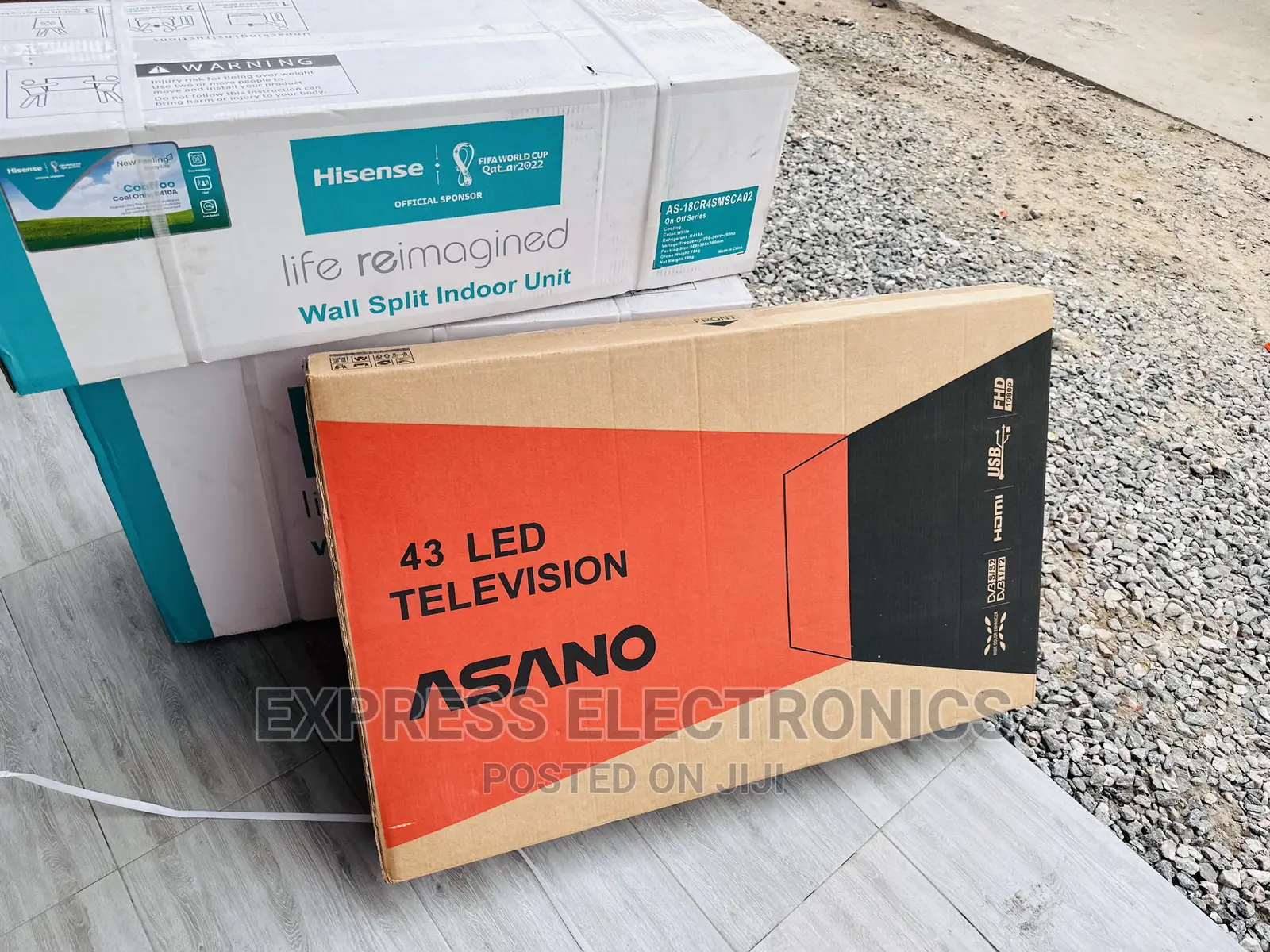 1 Quality Display FHD Satellite Smart Asano 43” Tv 