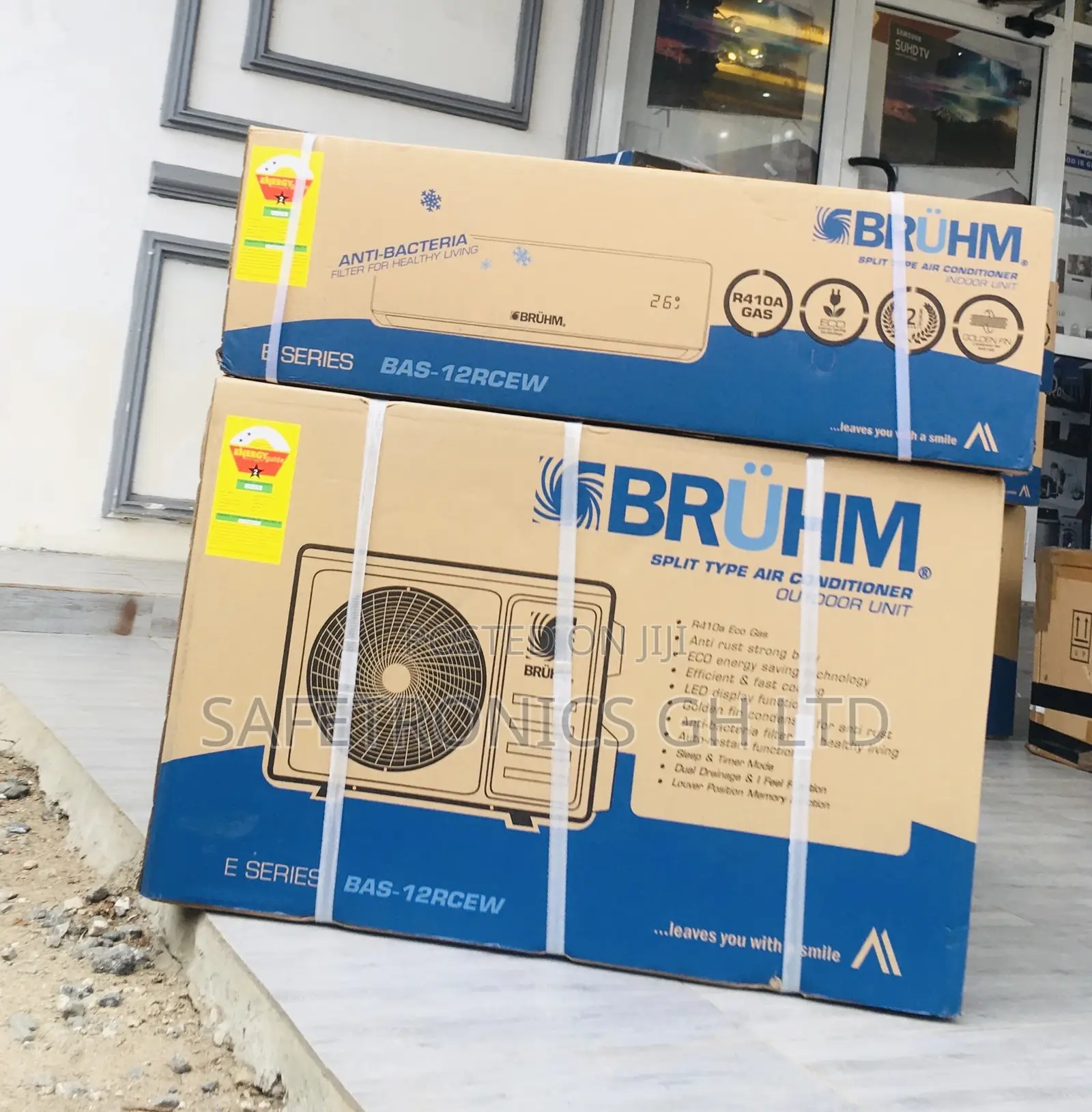 1.5hp Split R410 Gas Bruhm Airconditioner