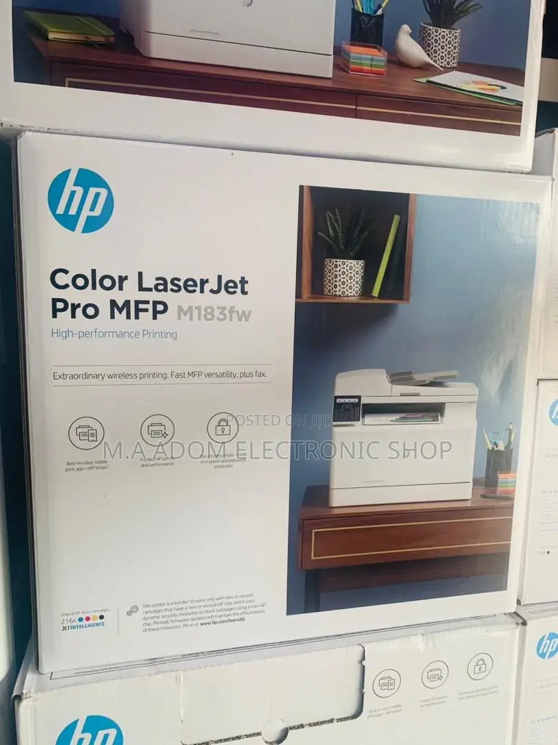 High Quality HP Color Laser Jet Pro MFP Printer(M183fw).