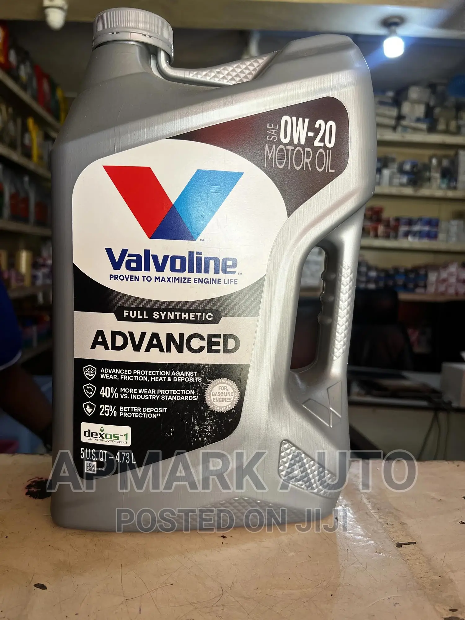 Valvoline Fully Synthetic Engine Oil 0w/20 Advanced