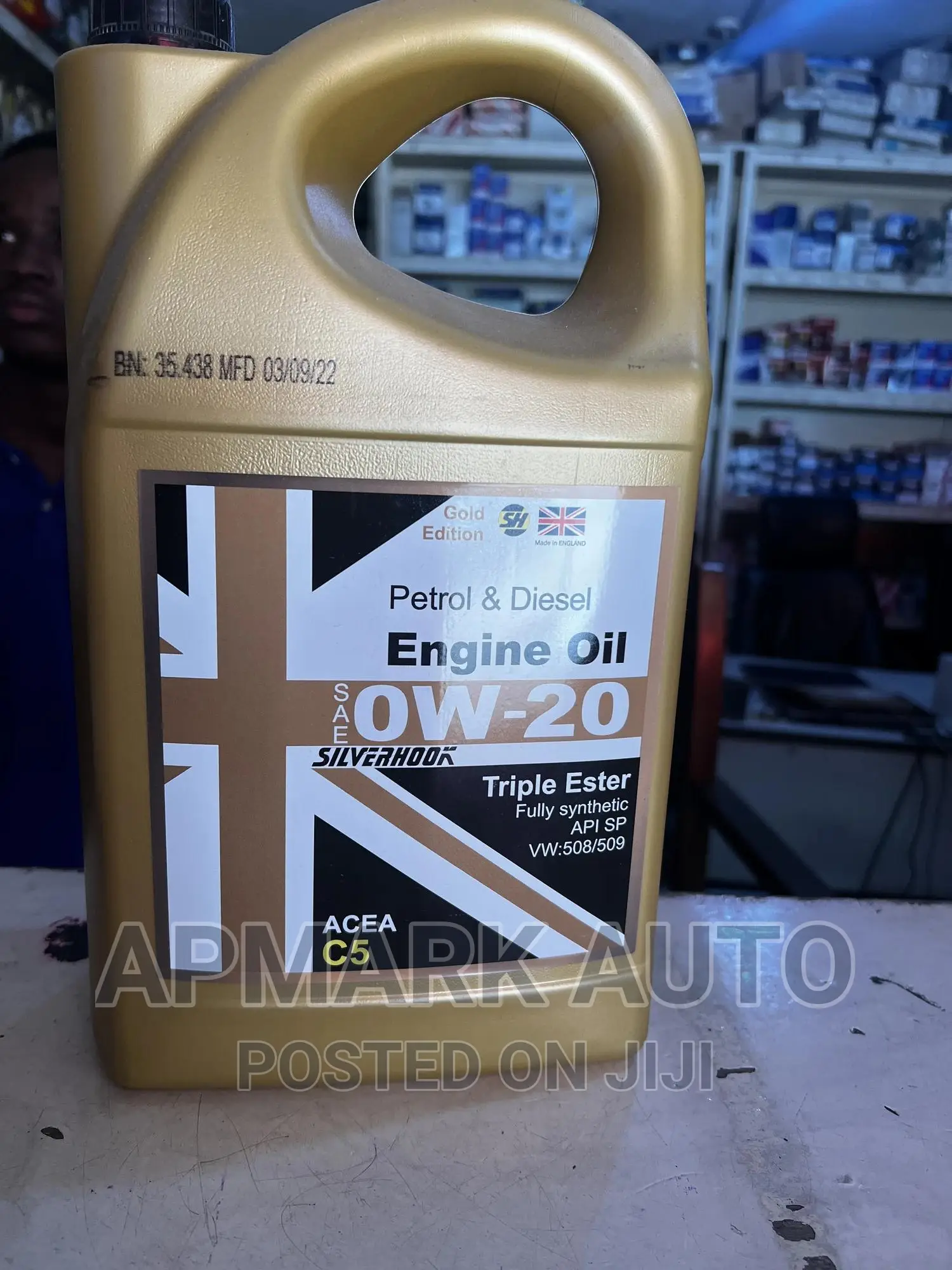 Silverhook Fully Synthetic 0w/20 Tripple Ester Engine Oil