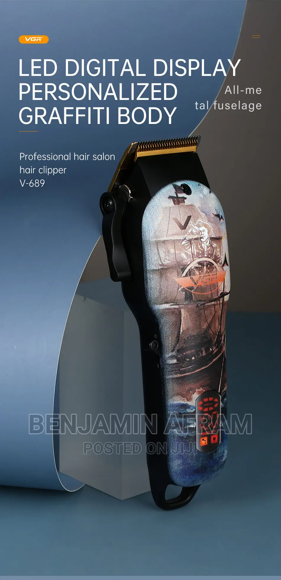 Rechargeable Digital VGR Hair Clippers