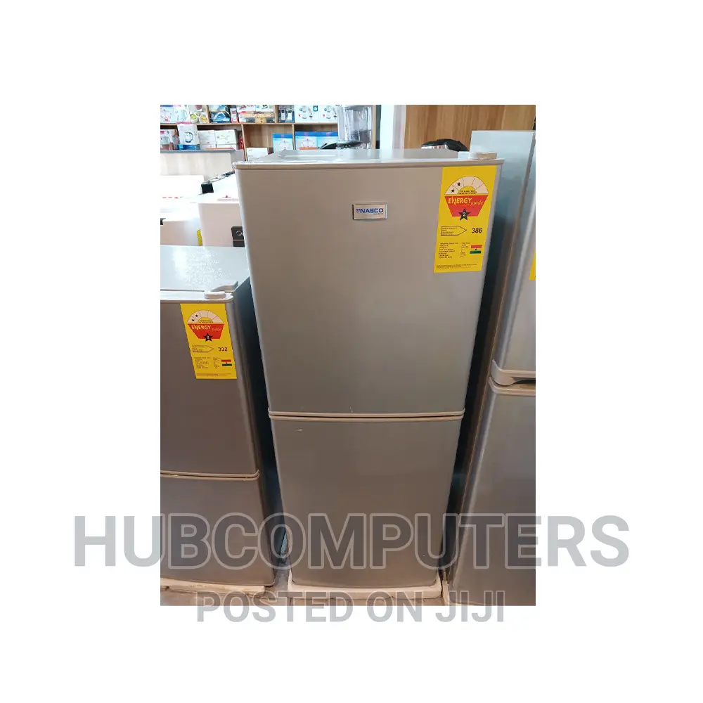 Nasco-F2-18fl Fridge Top Freezer 158ltr Silver
