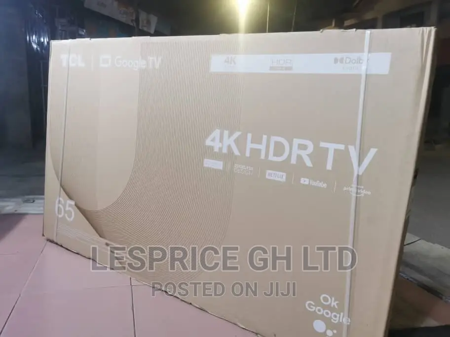 High Quality//TCL 65” Android TV