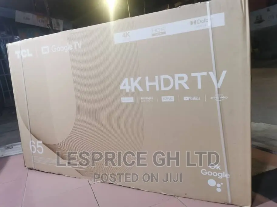 High Quality//TCL 65” Android TV