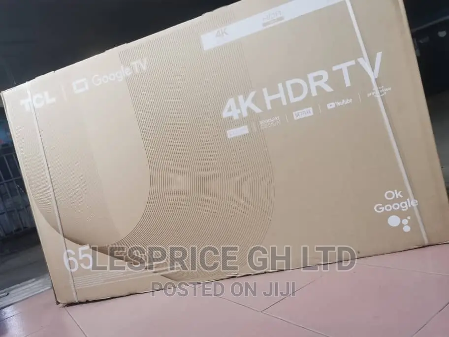 TCL 65” Android Smart Ok Google